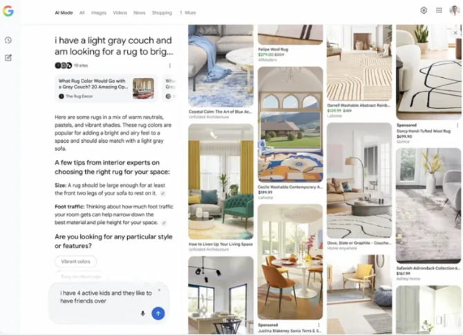 Neue KI-gestützte Shopping Formate in Google